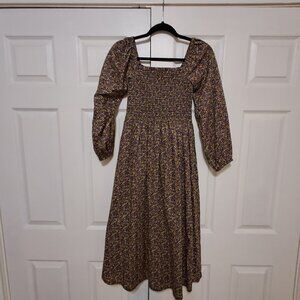 J Crew Smocked Dress